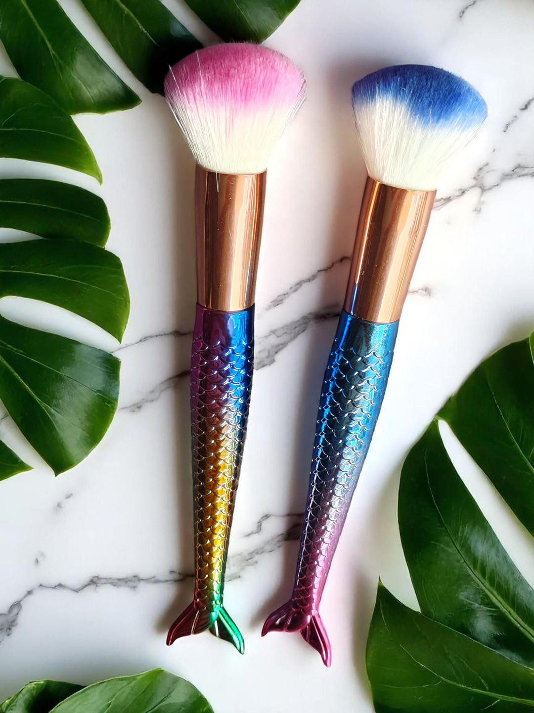 CHRONEX Set Of 2 Soft & Sleek Premium Make Up Face Brushes