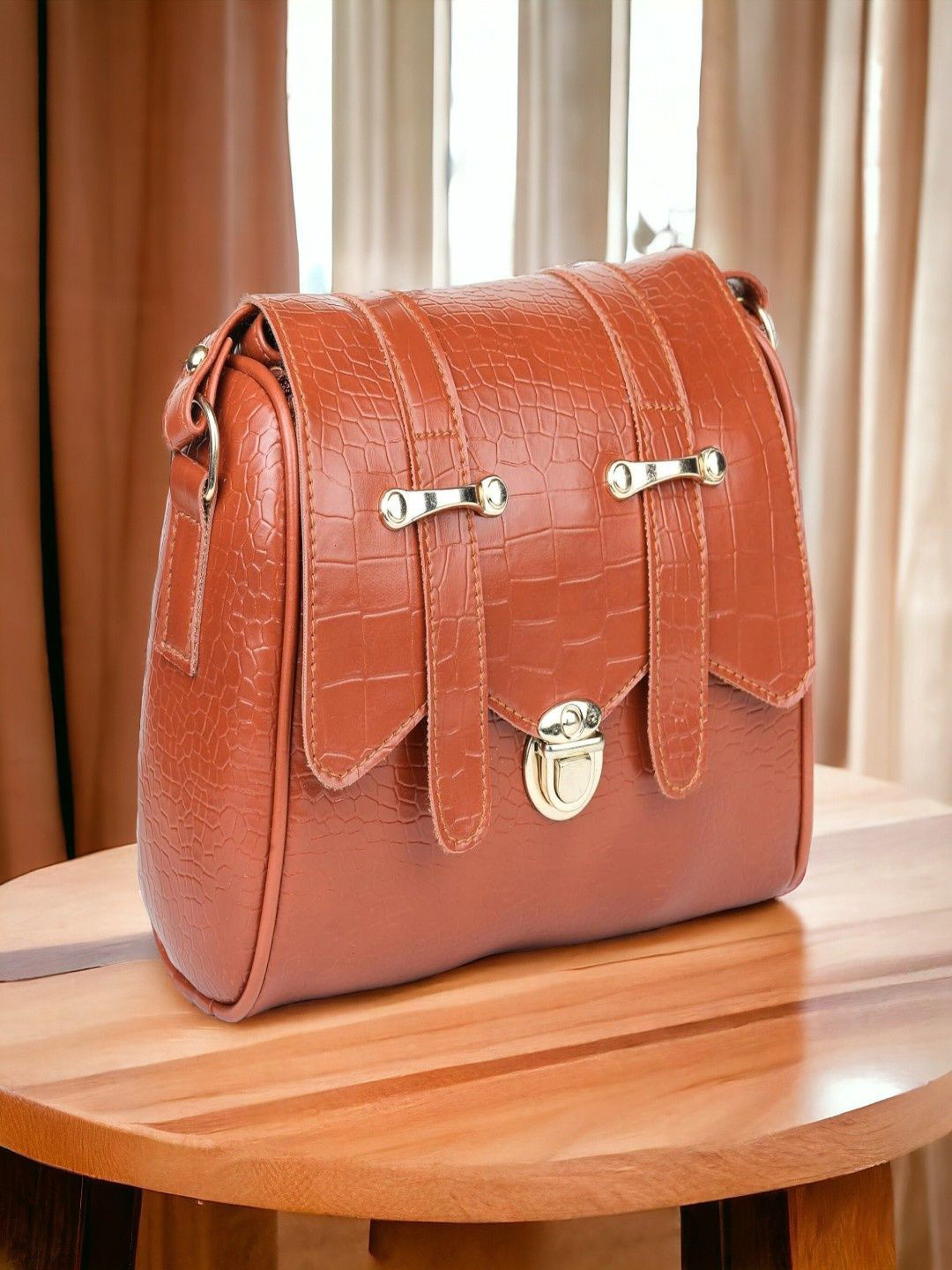 marcG Textured PU Bucket Sling Bag