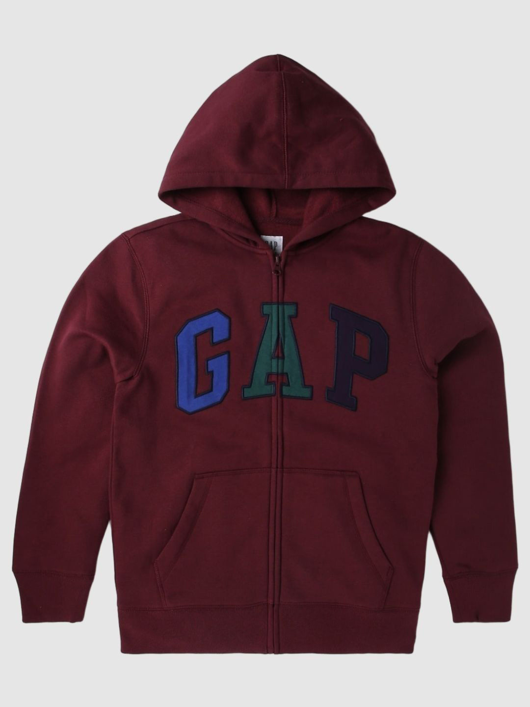 GAP Boys Logo Printed Zip-Front Hoodie Sweatshirts