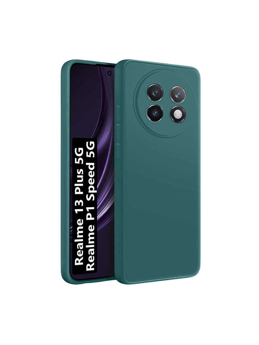 LIRAMARK Realme 13 Plus 5G / Realme P1 Speed 5GSilicone Back Cover