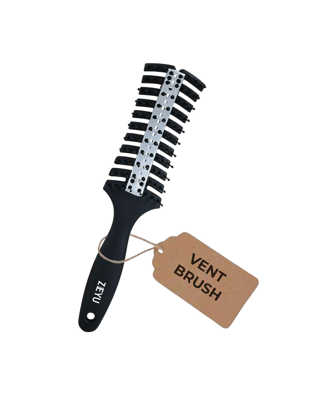 Zeyu Vented Hair Brush With Metal Plate