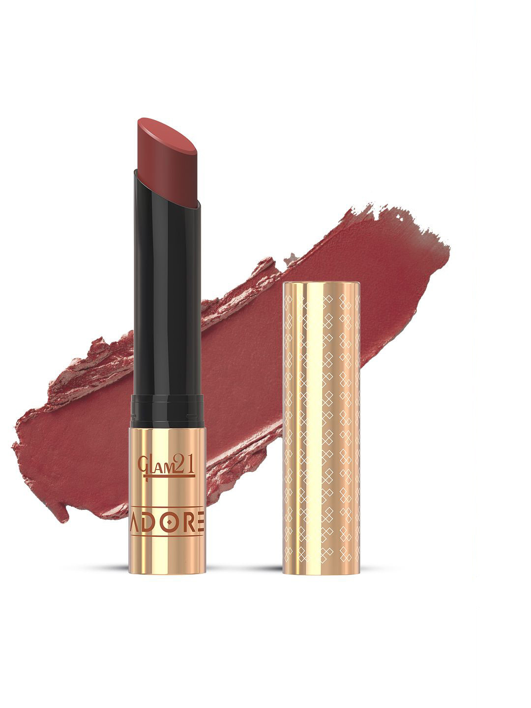 GLAM21 Adore Smudgeproof Matte Lipstick- Silk Nude 07