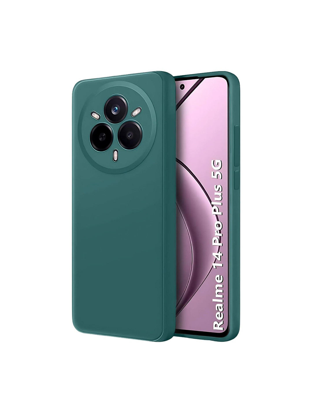LIRAMARK Realme 14 Pro 5G Silicone Soft Back Cover Case