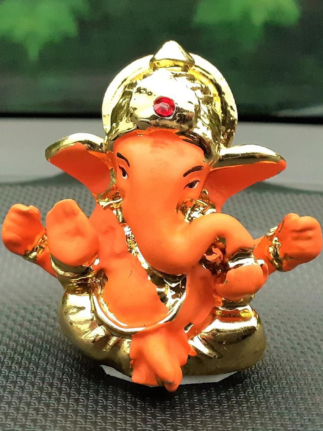 Afterstitch Orange Religious Idol Showpiece