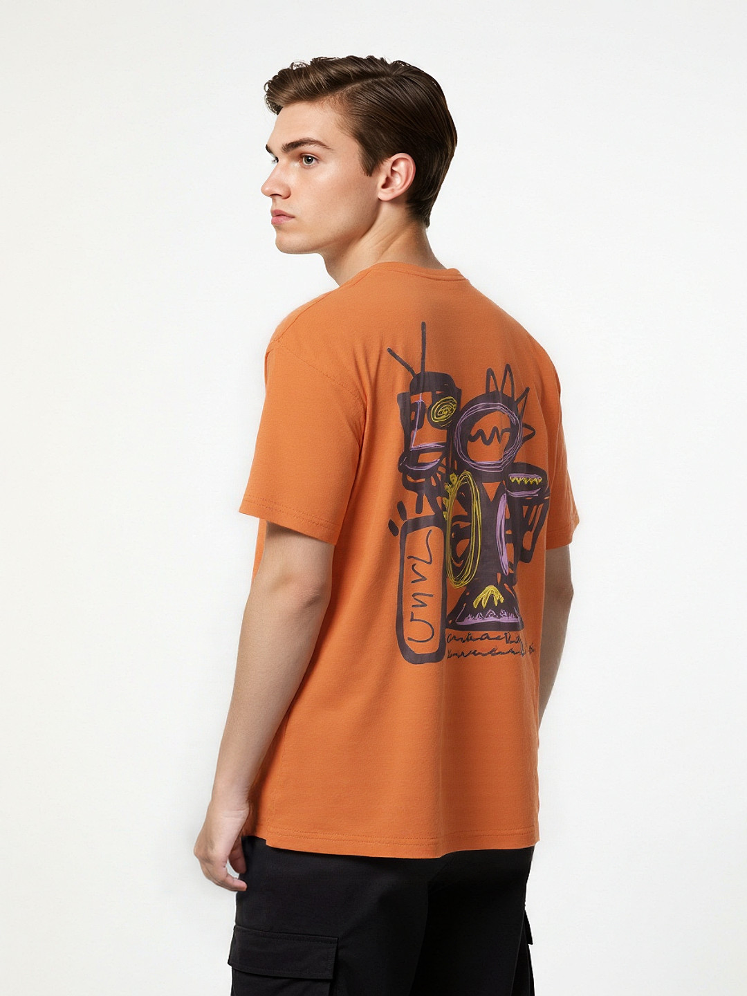 glitchez Oversized Graphic Tee