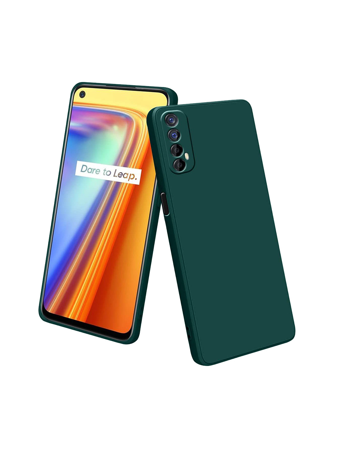 LIRAMARK Solid Printed realme 7 Back Case Mobile Accessories