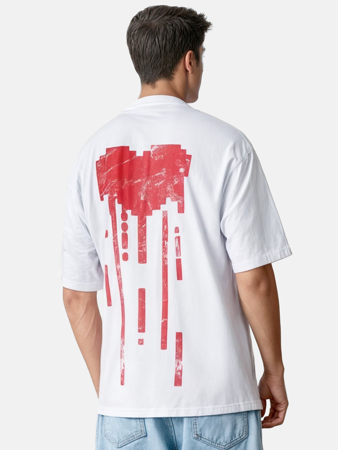 Hearty Graphics Cotton Oversized T-shirt