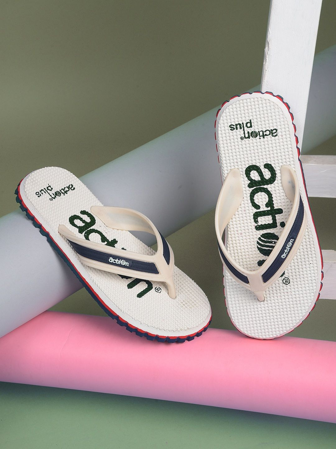 Action EVA Flotter Men Self Design Thongs Flip Flops