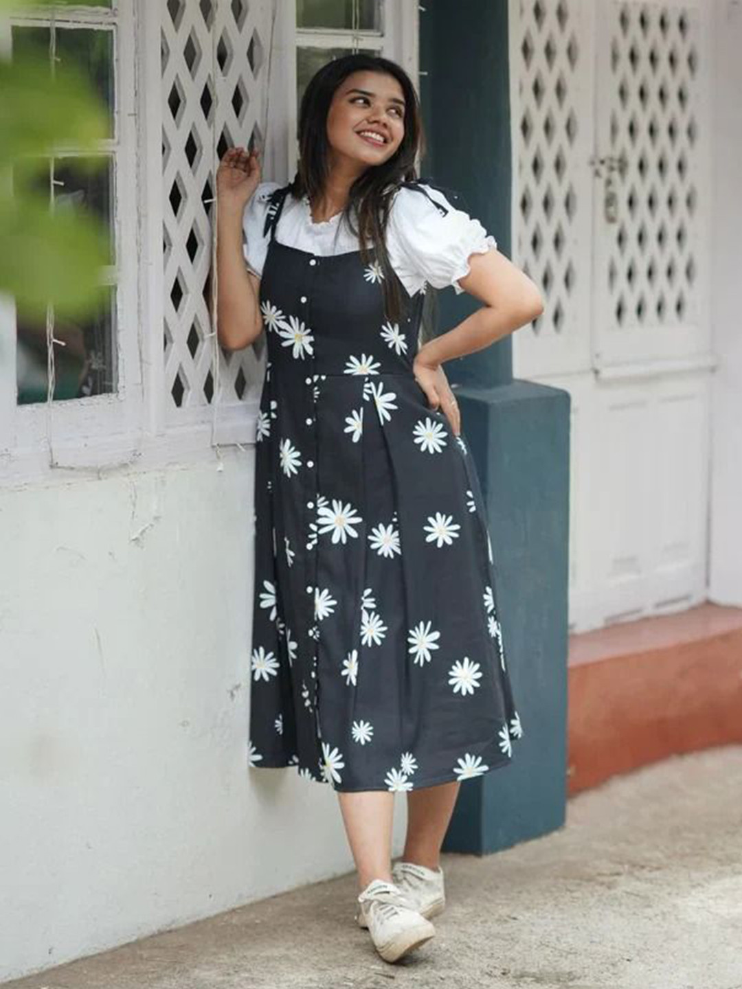 FoxDX Printed Basic Jumpsuit