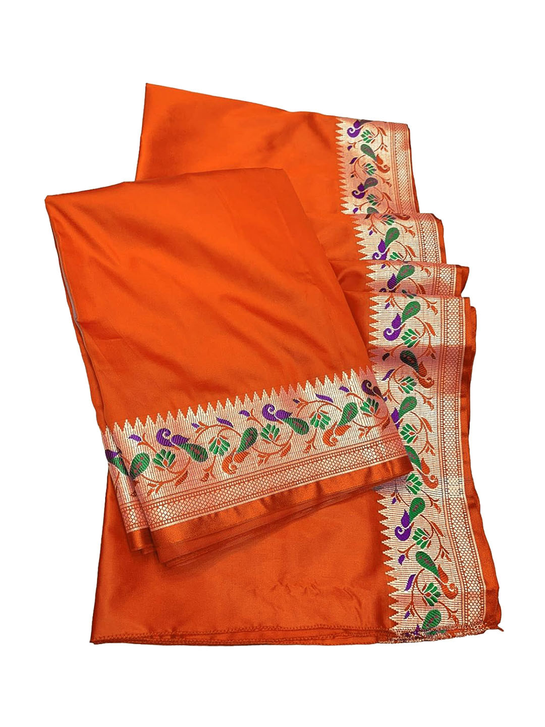 RAMESHWARAM FABRICS Mens Self Drape Dhoti Set - 4.0 Mtr