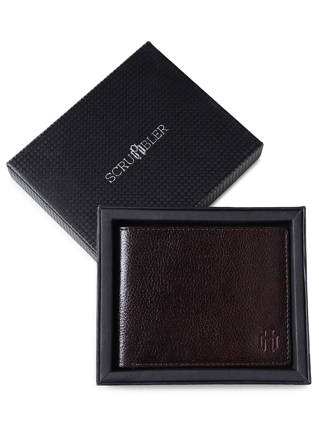 Scrumbler Men Leather Two Fold Wallet with SIM Card Holder
