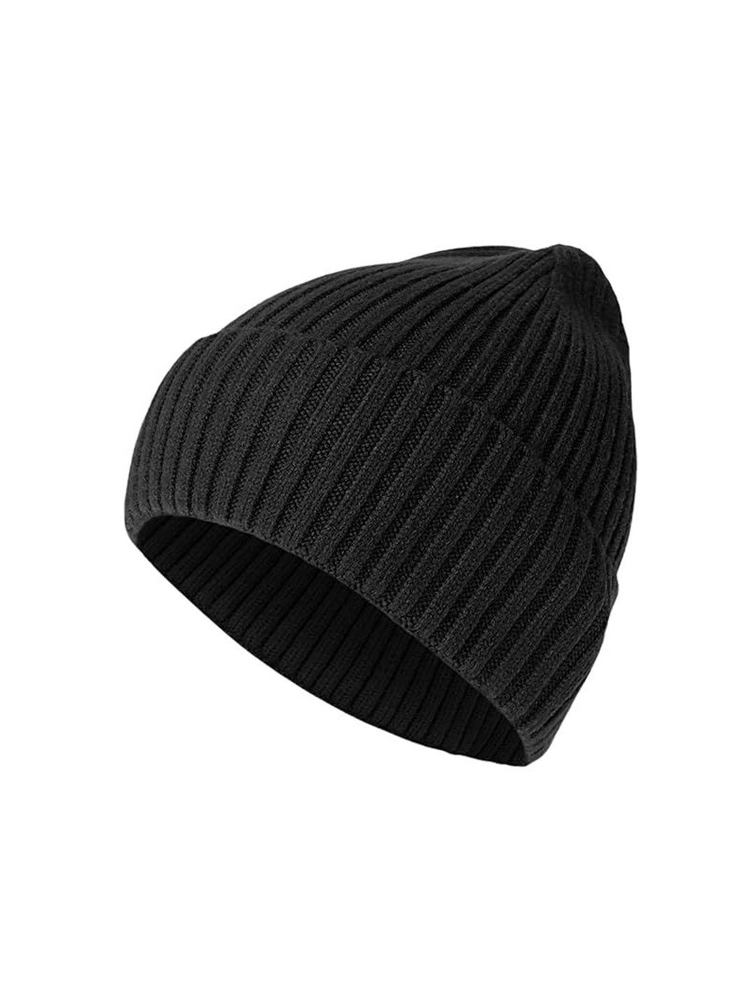 Gajraj Unisex Woolen Rib Knit Beanie Cap