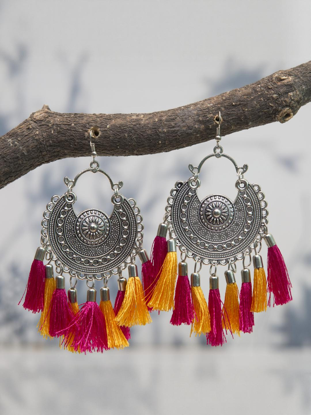 Creative Frogs Crescent Shaped Jhumkas Earrings