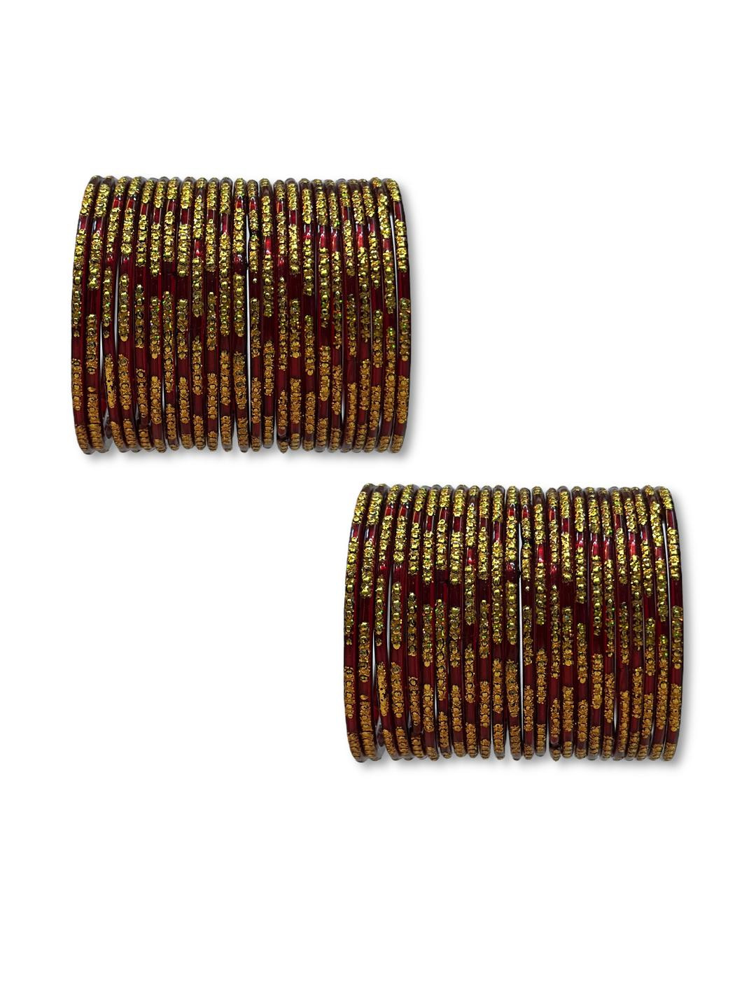 PRIYA KANGAN Traditional Indian Handcrafted Glass Bangles Set