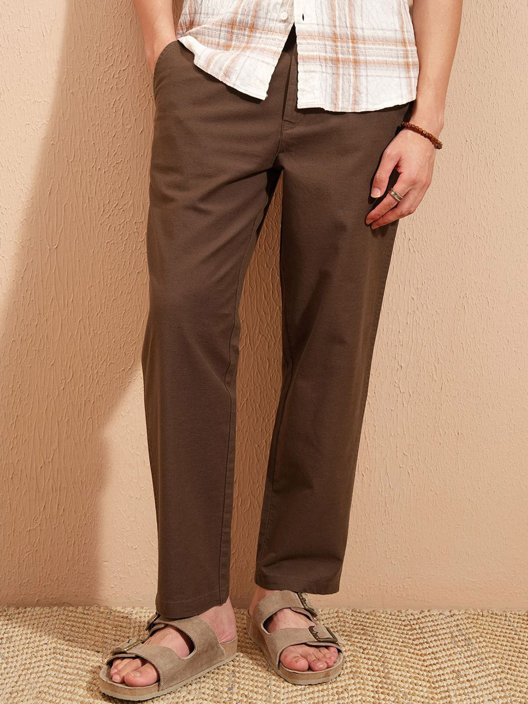 HIGHLANDER Men Relaxed Fit Casual Trousers