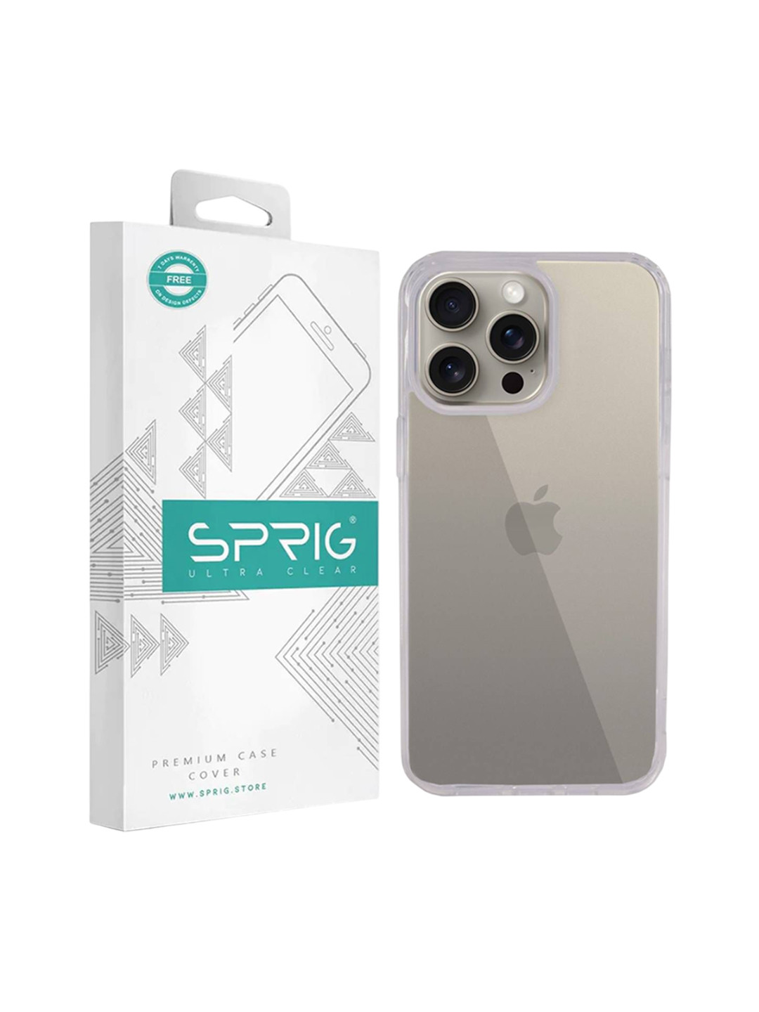 SPRIG iPhone 14 Pro Bayer Transparent Back Cover
