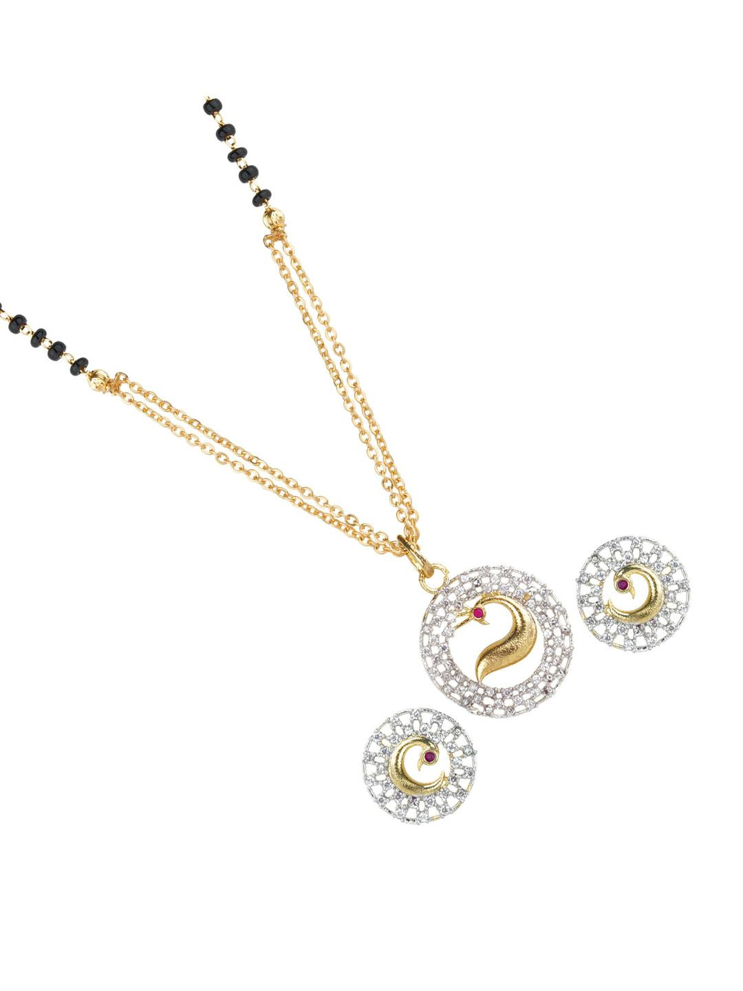 Alloy Gold-plated Gold Jewellery Set (Pack of 3)