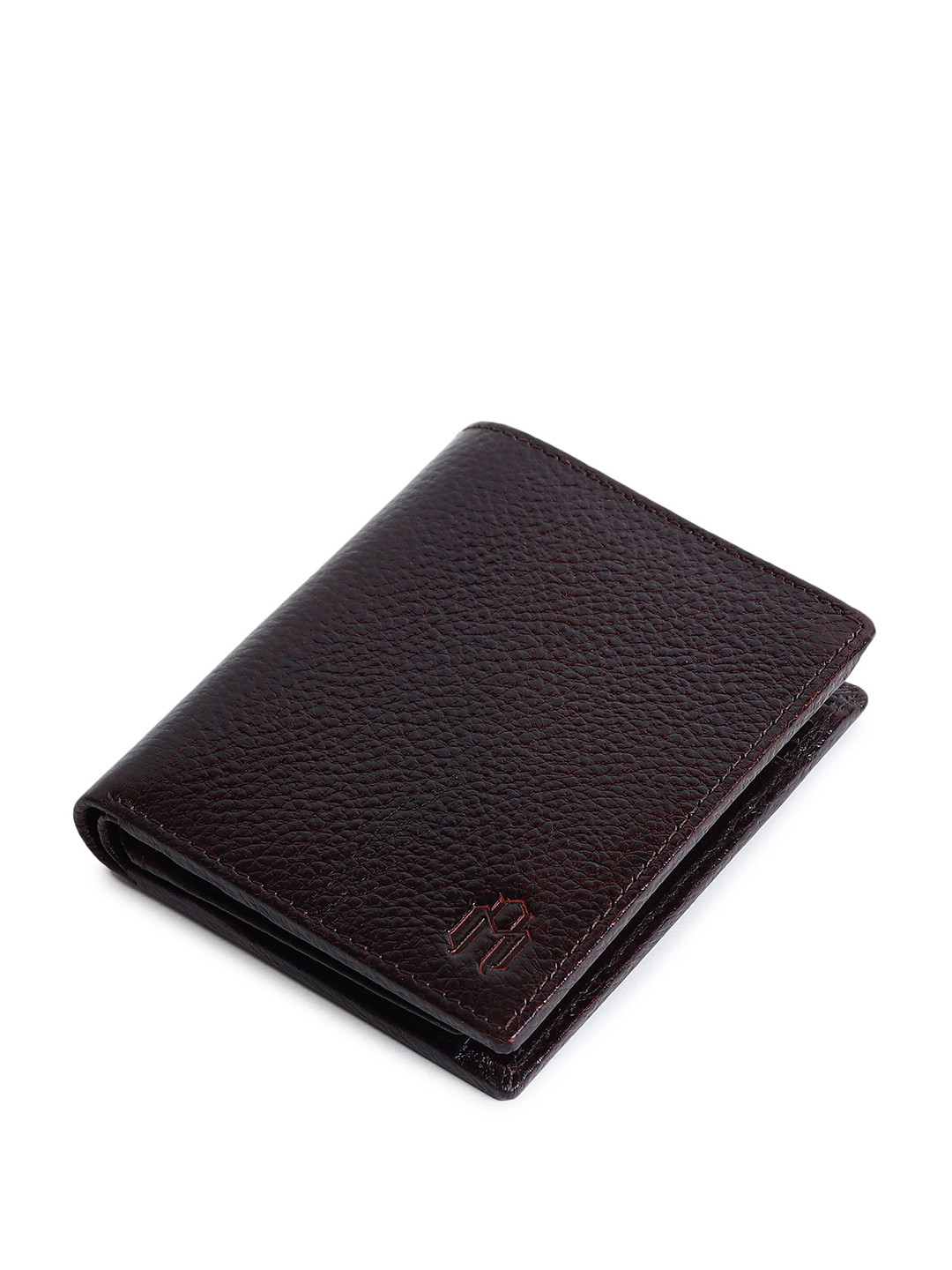 Scrumbler Men Textured Leather Two Fold Wallet