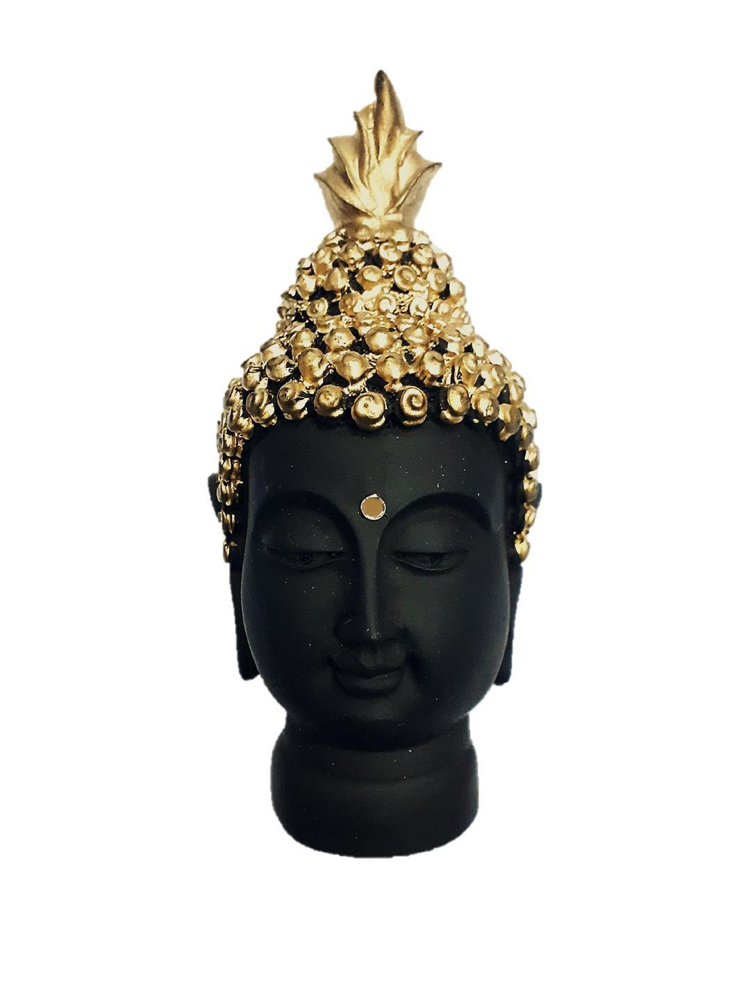 Afterstitch Black Buddha Showpiece