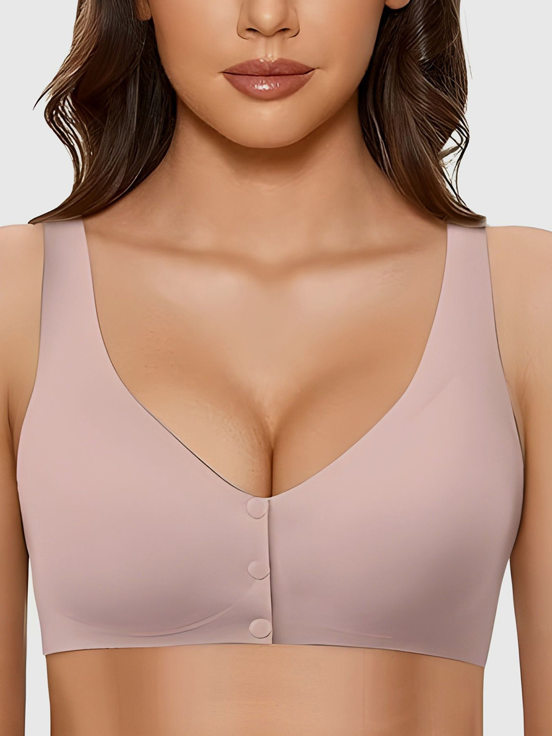 WAVE FASHION Seamless Full Coverage Lightly Padded Maternity Bra