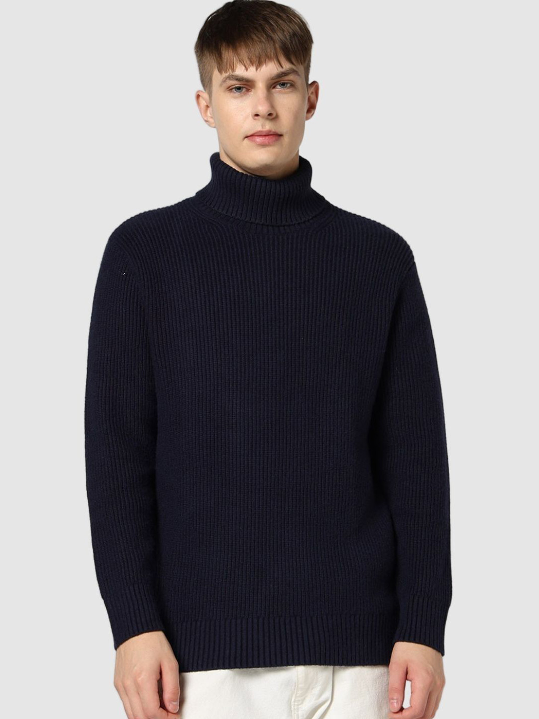 GAP Men Ribbed Turtleneck Pullover