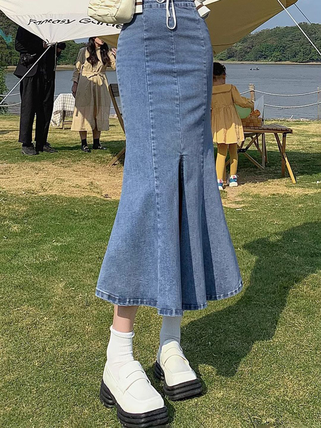 StyleCast A-Line Pure Cotton Maxi Skirt