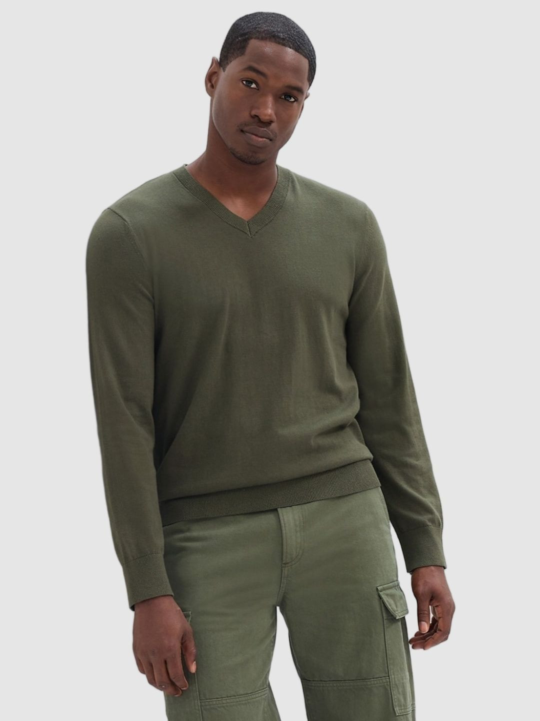 GAP Men Pure Cotton Pullover Sweaters