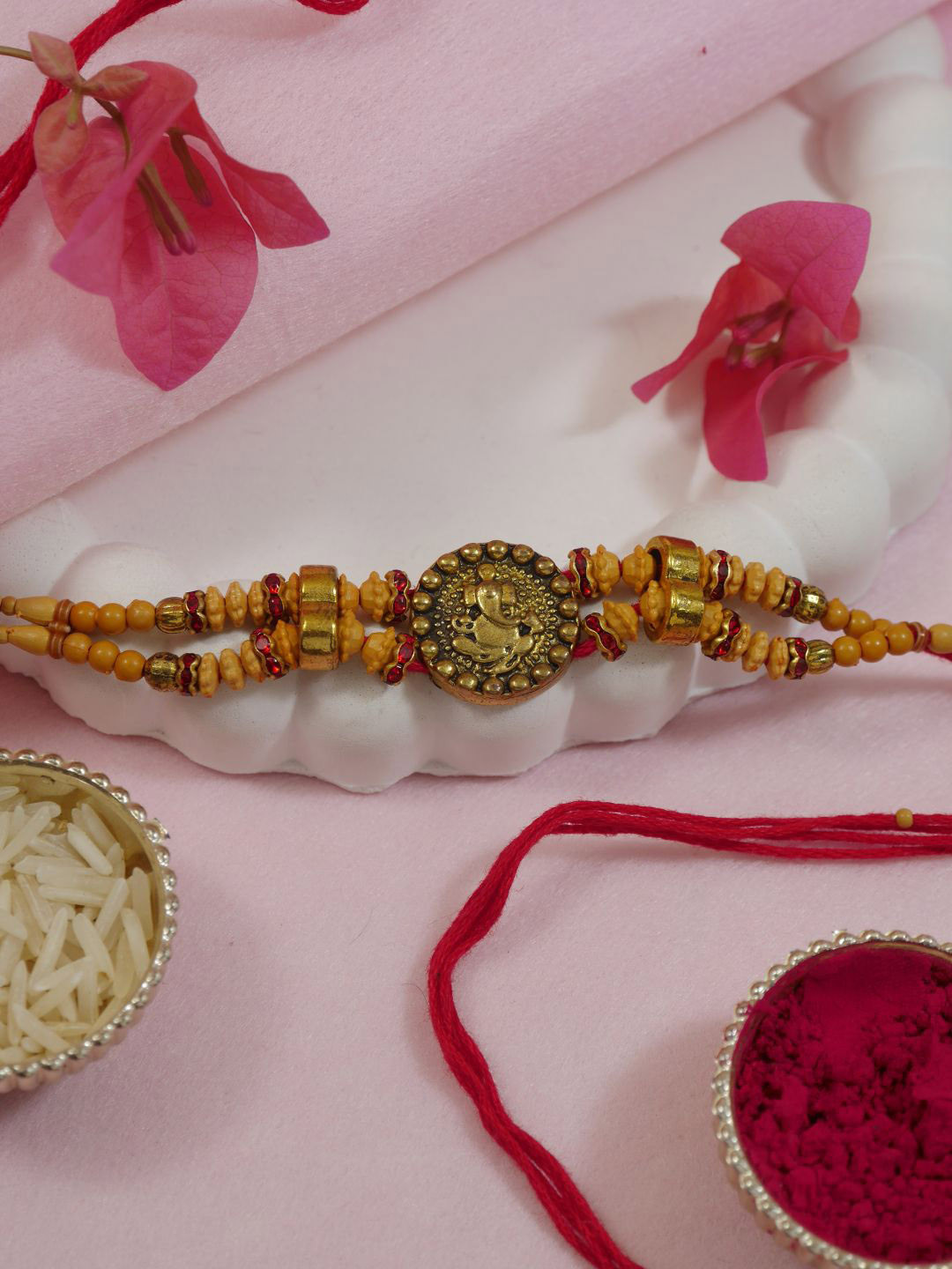 I Jewels Ganesha Thread Rakhi