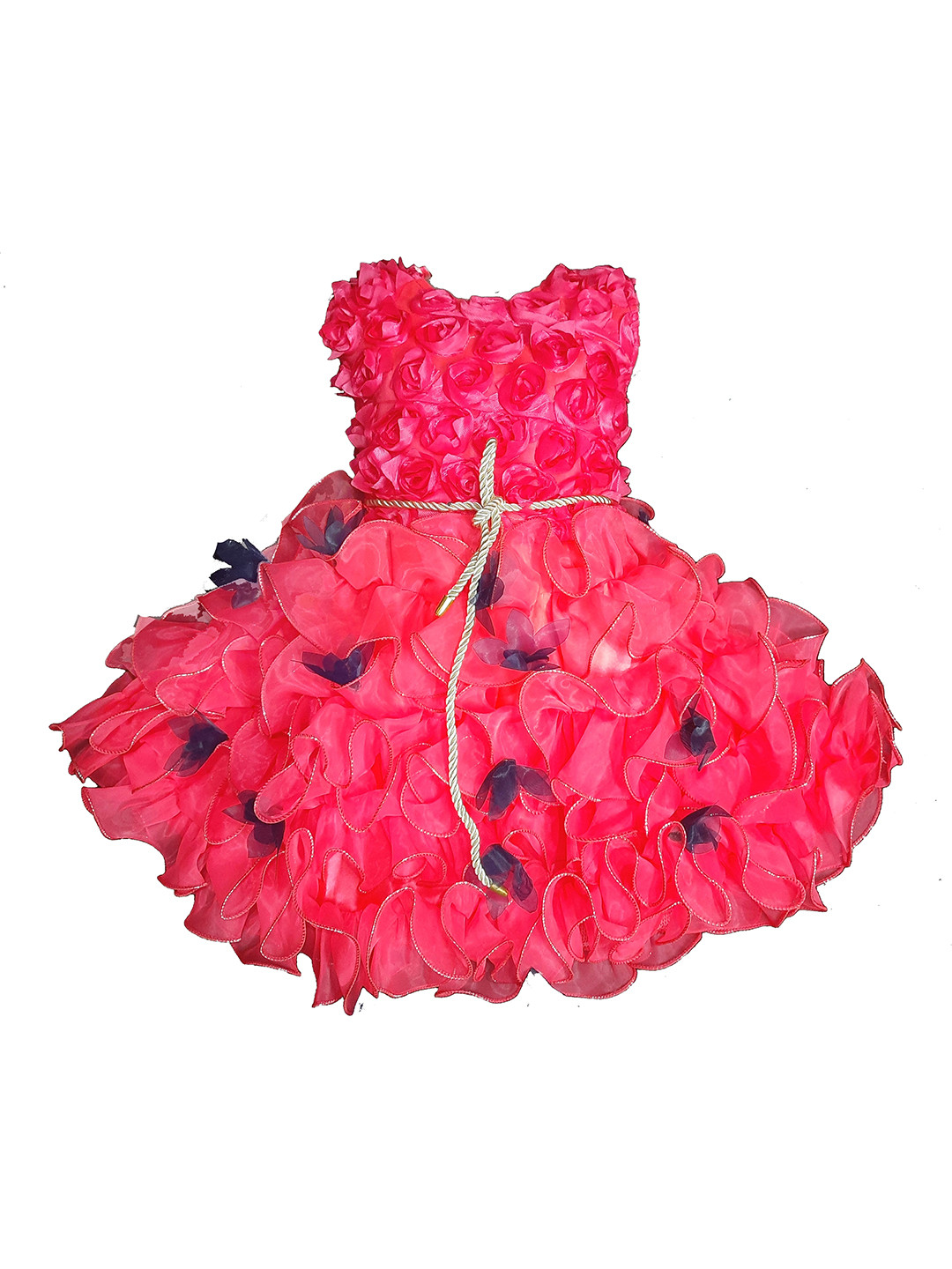 VILLATA FASHION Floral Pattern Georgette Fit & Flare Dress