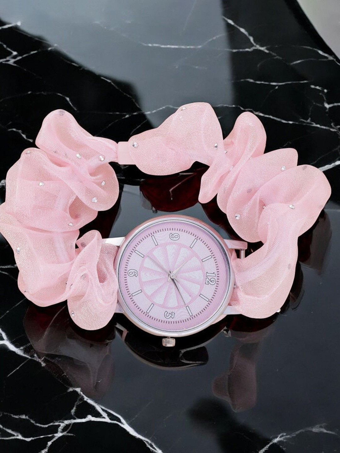 WATCHSTAR Women Dial & Straps Round Reset Time Analogue Watch galaxy pink