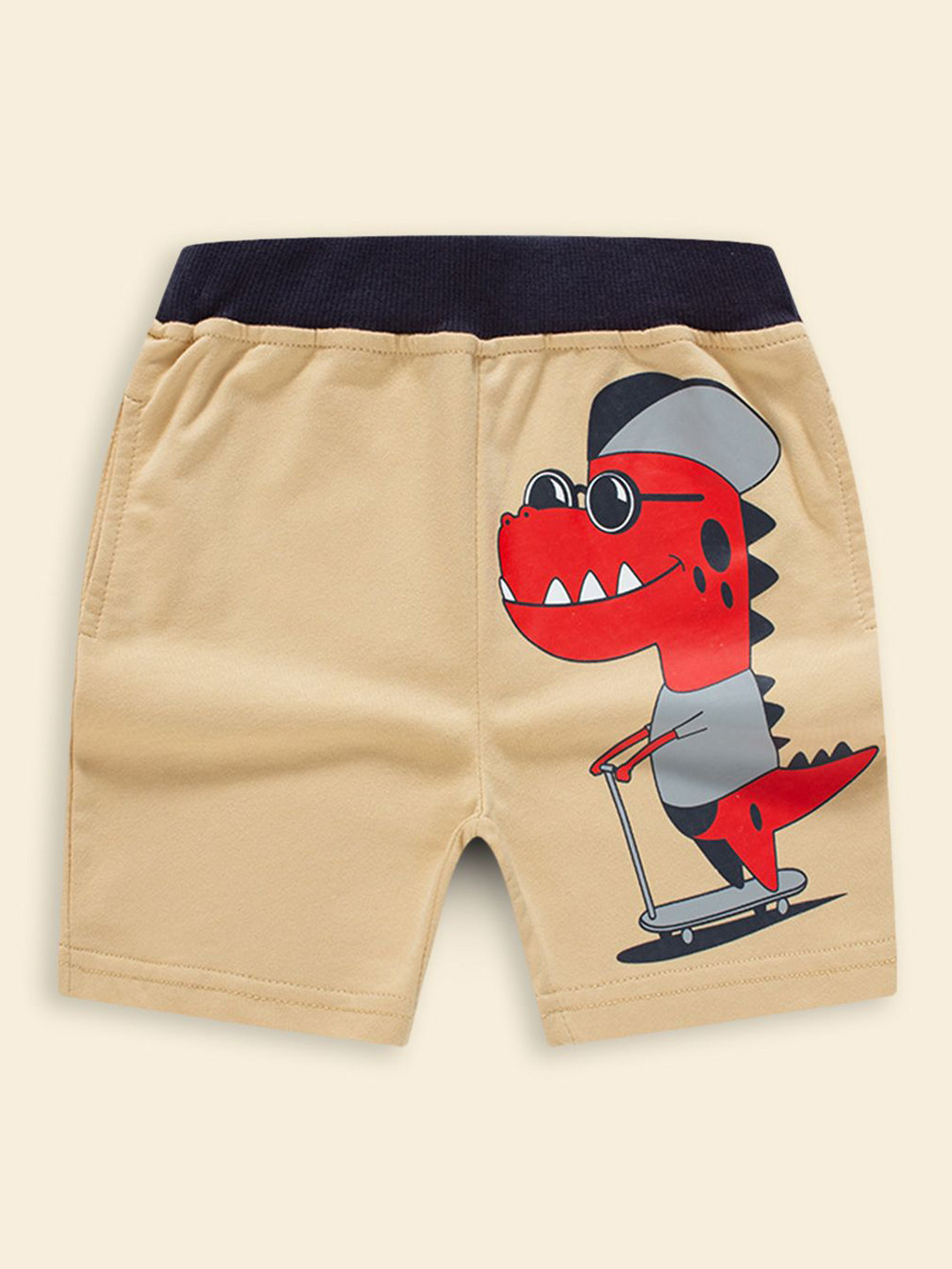 INCLUD Boys Crocodile Cartoon Printed Shorts