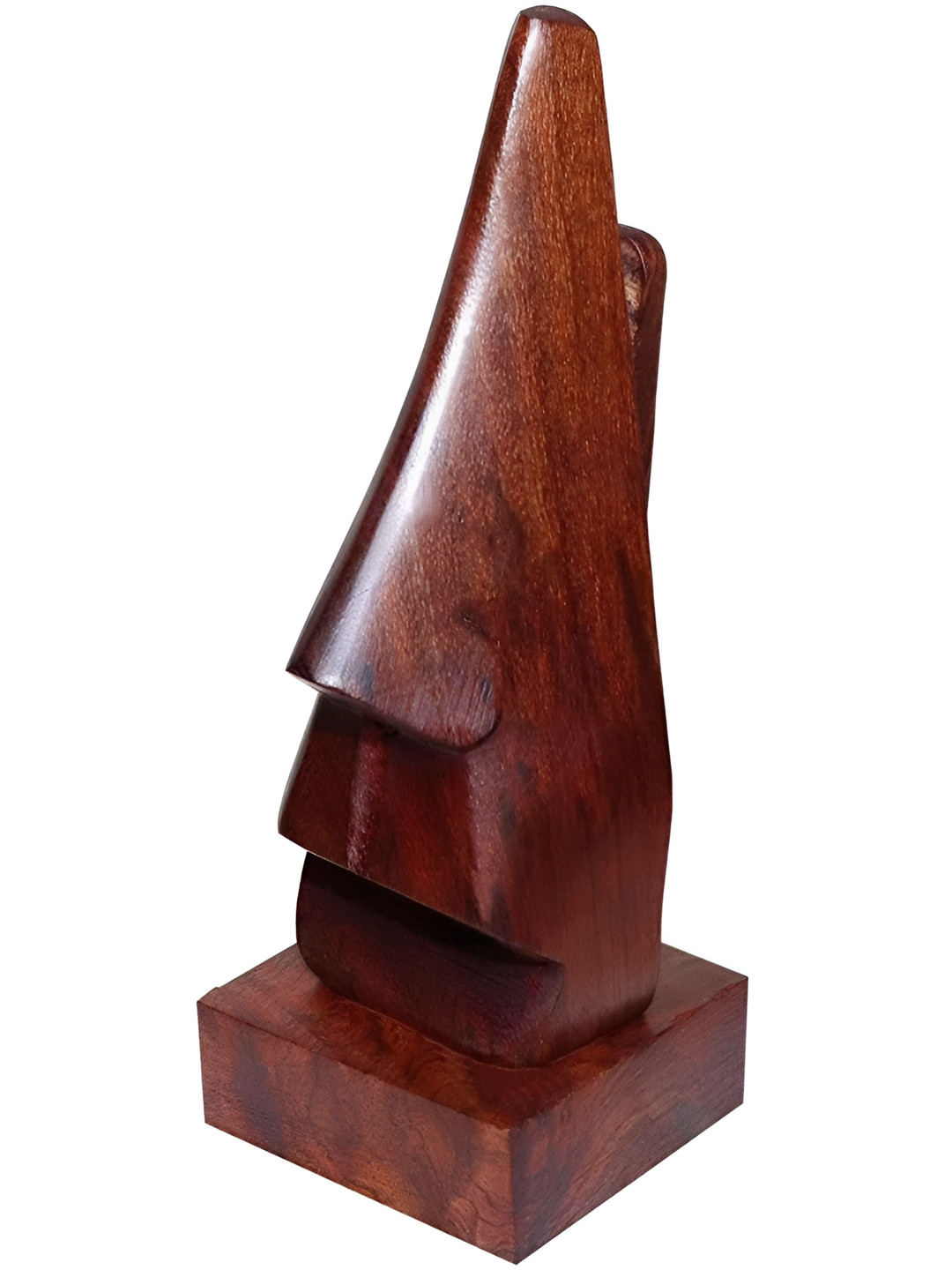 Aura Brown Wooden Showpiece