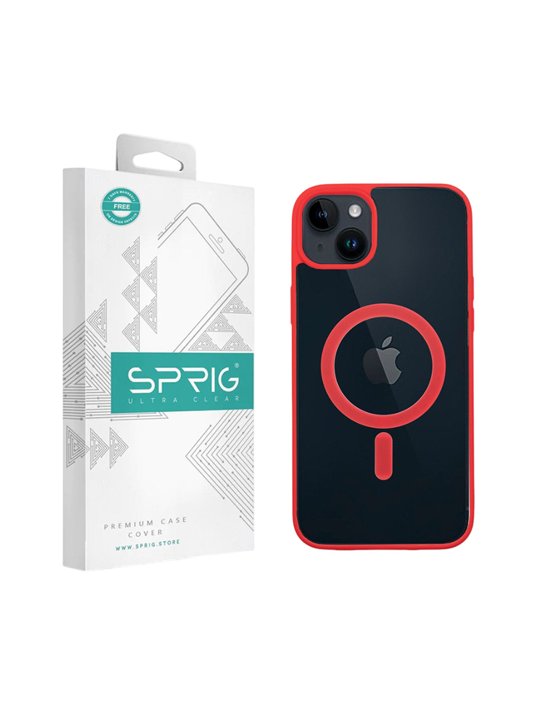 SPRIG iPhone 14 Plus Transparent PC Magsafe Cover