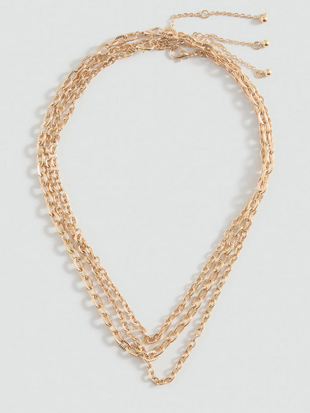 MANGO Women Set Of 3 Link Chains