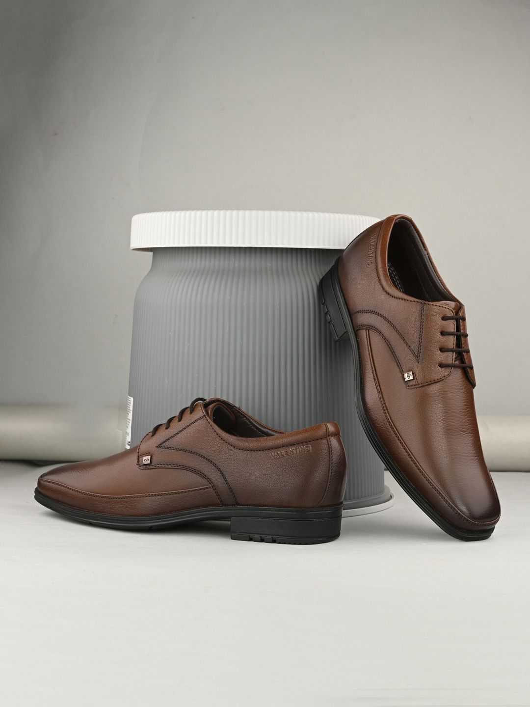 Valentino Men Square Toe Formal Derbys