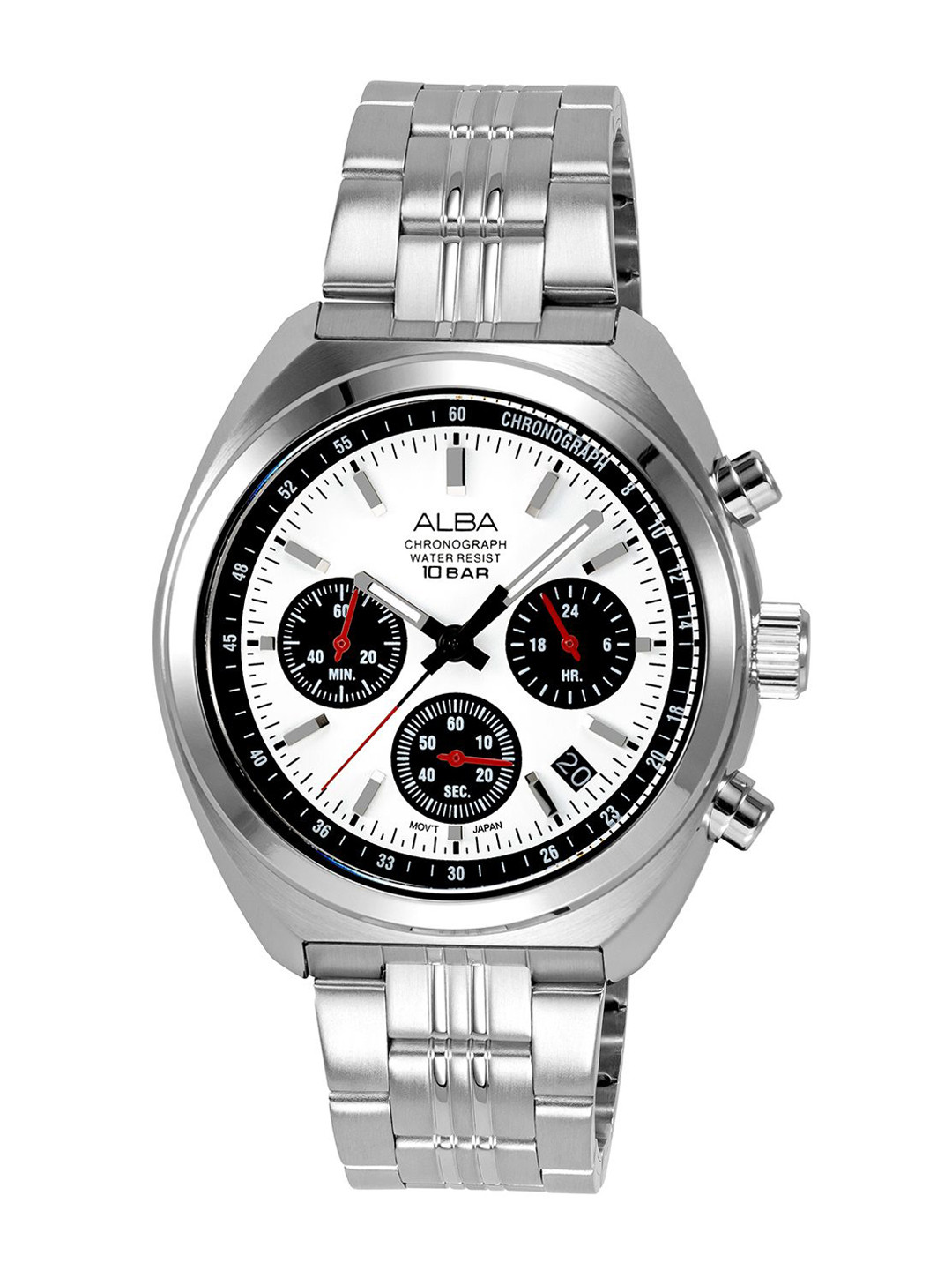 Alba Men  Bracelet Style Straps Analogue Motion Powered Watch AT3K11X1