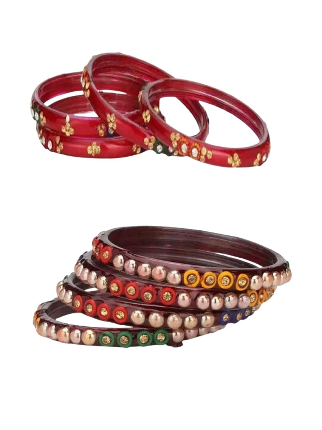 Somil Set of 2 Glass Bangles/Kada
