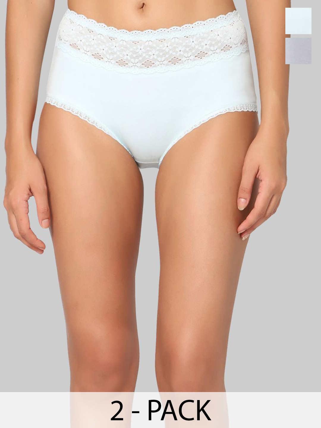 INTIMATE QUEEN Pack Of 2 Breathable Hipster Briefs - IQ-MBU-DP-01-XS