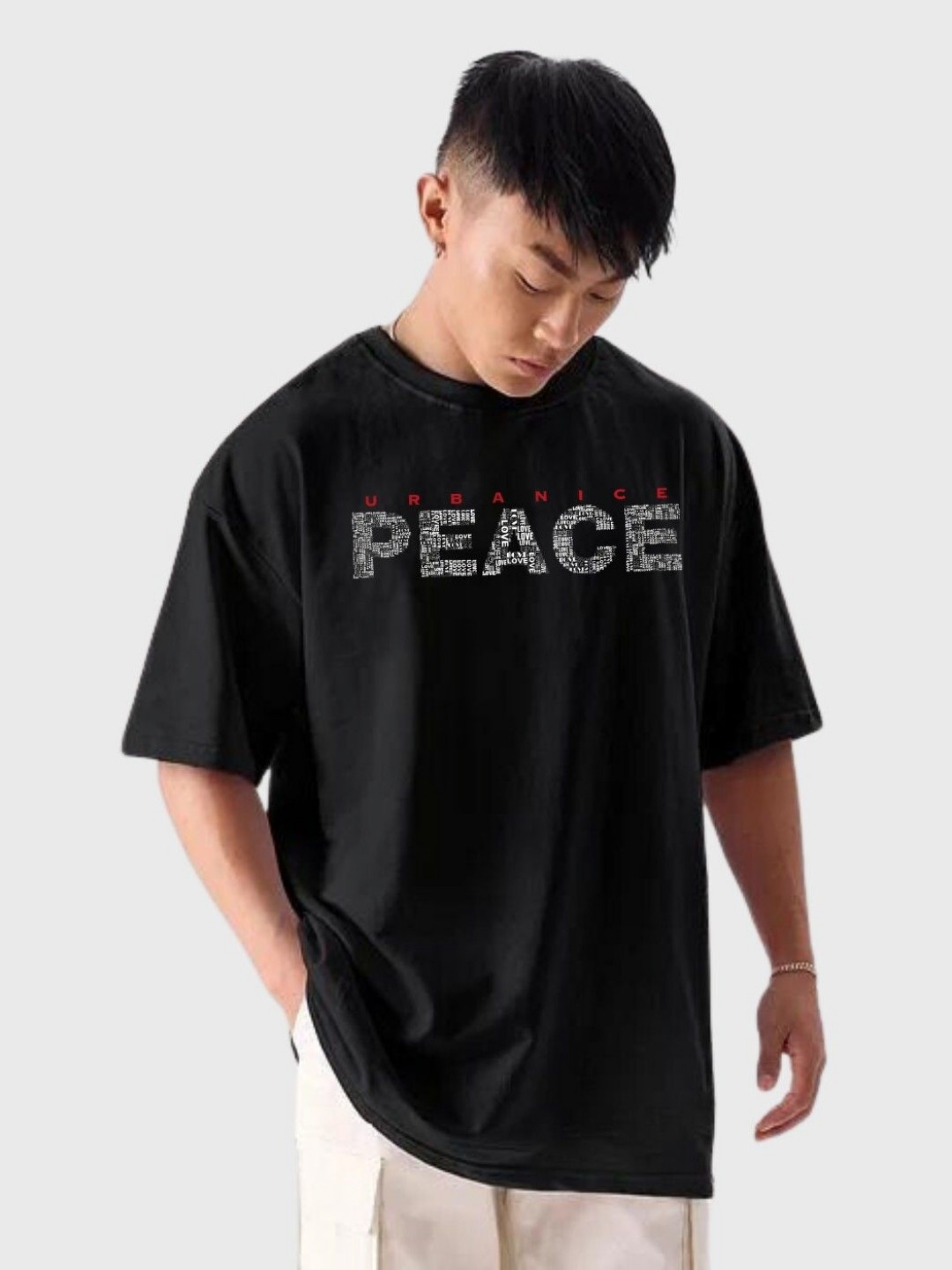 URBANICE Abzorb Applique T-shirt