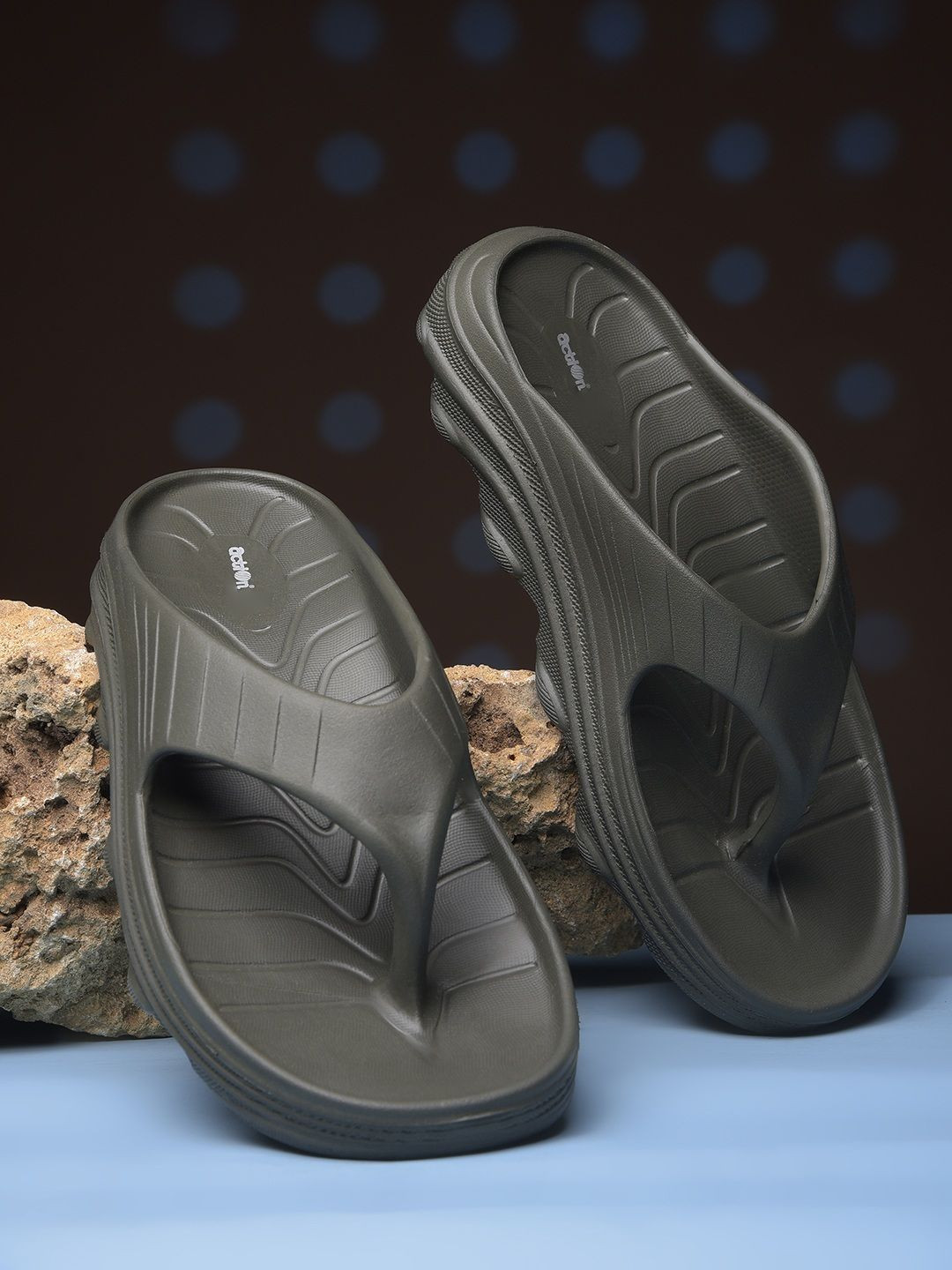 Action EVA Flotter Men Self Design Thongs Flip Flops