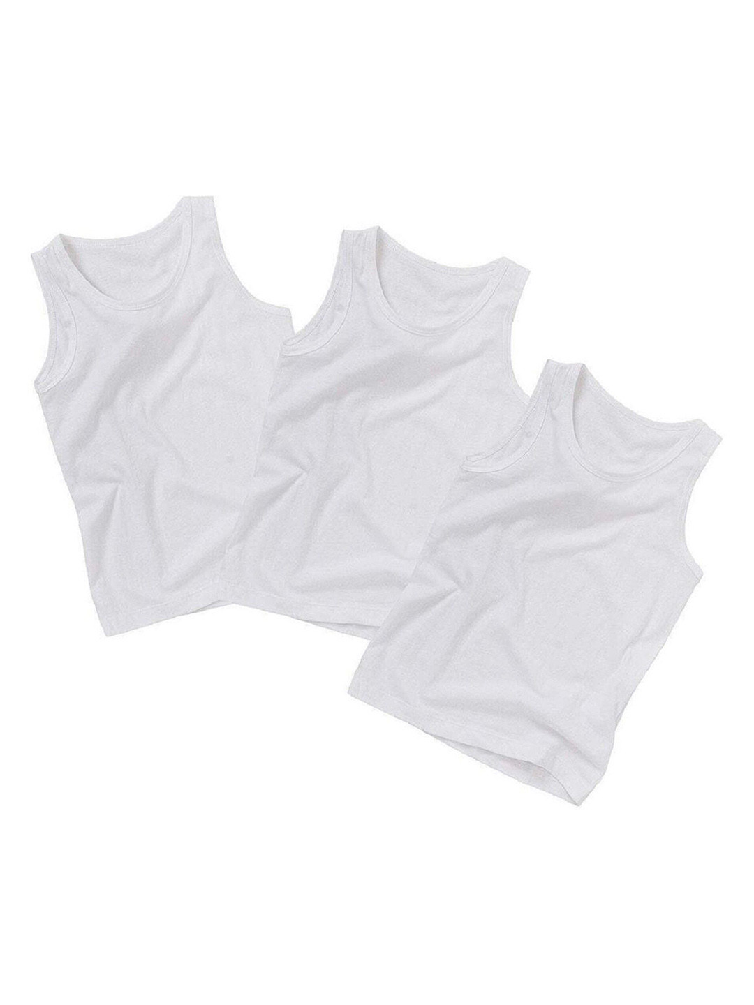 NEW TRINATH HOSIERY Infants Pack Of 3 Cotton Basic Vests TFW-01