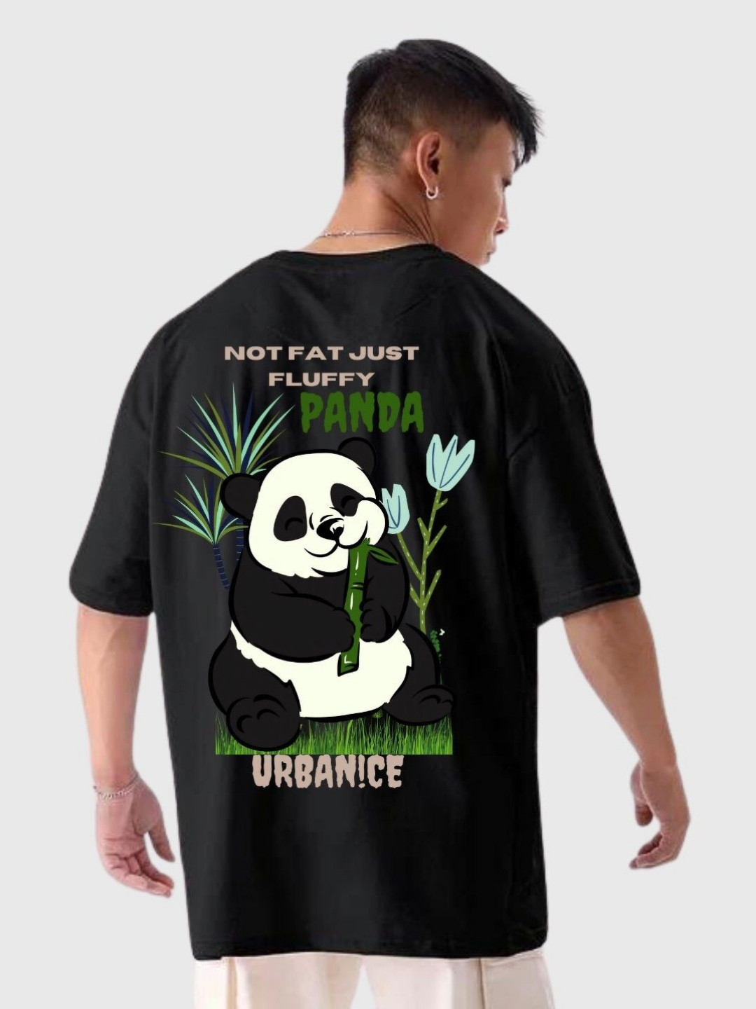 URBANICE Abzorb Applique Oversized T-shirt