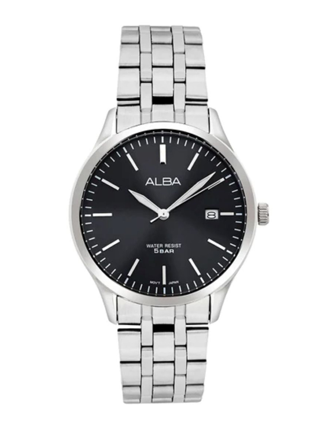 Alba Men Stainless Steel Bracelet Style Straps Analogue Motion Powered Watch AS9S15X1