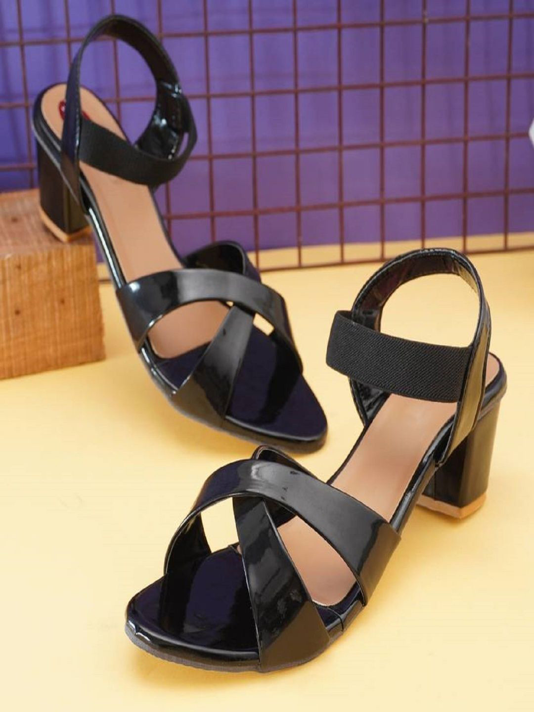 SKOLL Women Ankle Loop Block Heeled Sandals