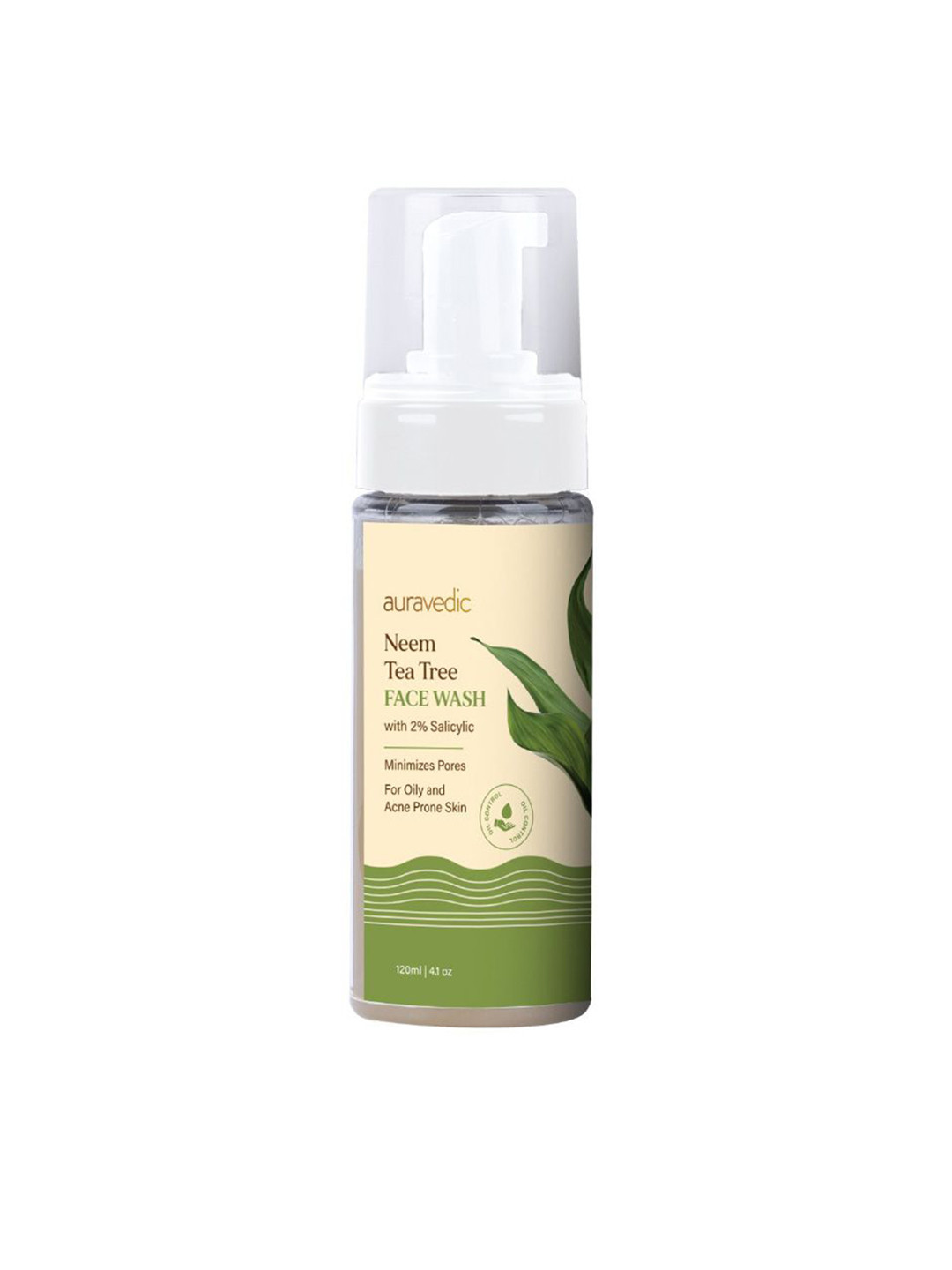 Auravedic Neem Tea Tree Face Wash- 120 ml