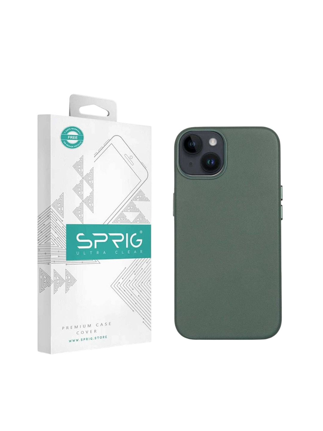 SPRIG iPhone 14 PU Leather Magsafe Back Cover