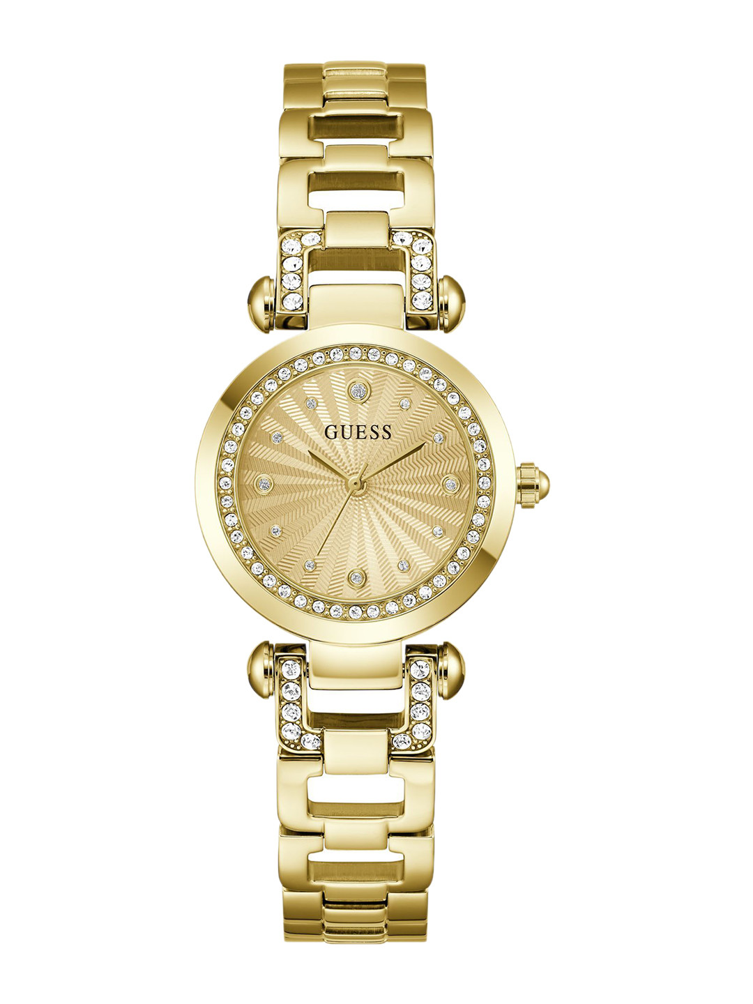 GUESS Women Dial & Stainless Steel Bracelet Style Straps Analogue Watch GW0869L4