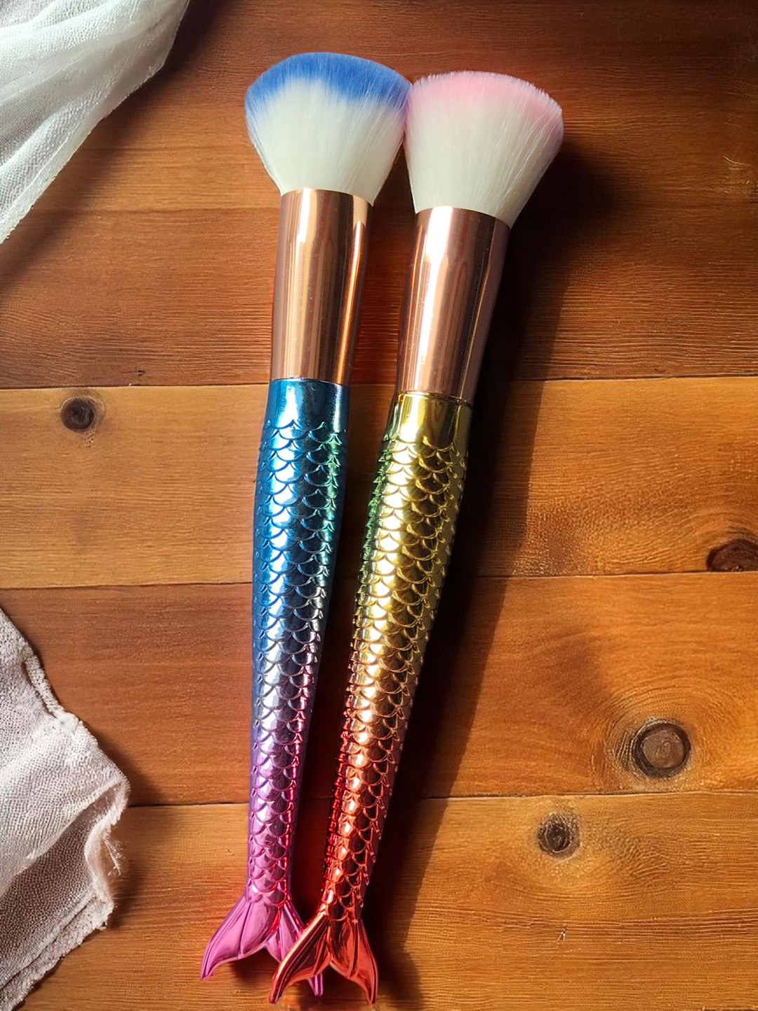 CHRONEX Set Of 2 Soft & Sleek Premium Make Up Face Brushes
