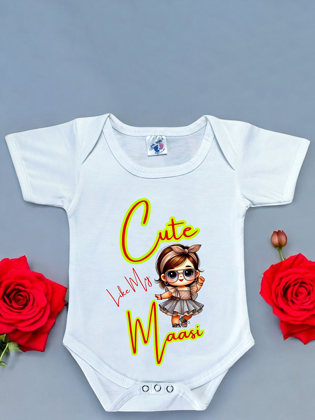 Cute Pals Infants Maasi Printed Cotton Bodysuit