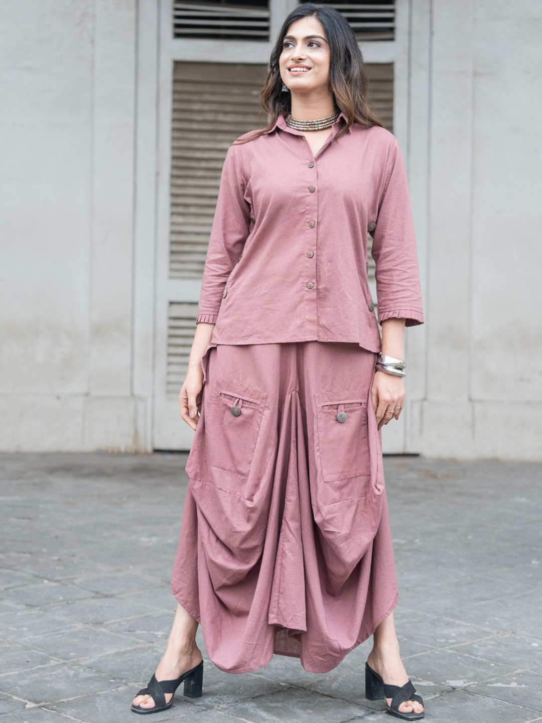 Label Ishnya Rezaar Turkey Skirt With Skirt Co-Ords